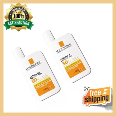 2 PIEZAS Líquido Invisible La Roche-Posay Anthelios FPS50+ 50 ml