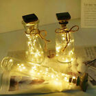 HG 1/6 Pcs Of Solar Power Wine Bottle Cork String Light 20 LED Fairy String N DO
