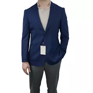 Herren Suitsupply Blazer Havana Patch Wide Label FL S120 Größe EU48 UK/US38 - Bild 1 von 10