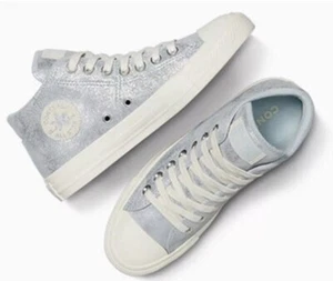 Converse CTAS Madison Mid Grey Winter Silver Glitter Sneaker Women´s 9.5 A12502C - Picture 1 of 6