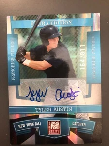 New York Yankees Tyler Austin 2010 autografiado Donruss Elite #164/811 - certificado - Imagen 1 de 1