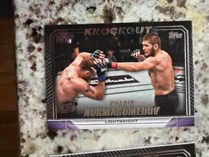 2024 TOPPS UFC KNOCKOUT BASE CARD LIGHTWEIGHT KHABIB NURMAGOMEDOV #97 - Picture 1 of 1