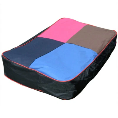 AUS Made Dog Bed Waterproof Soft Cushioned Plush Multi-Coloured Oxford FabricBed - image 1 of 4