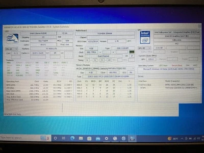 Toshiba Satellite C55-B5101  Tested WORKING - Image 1 of 4