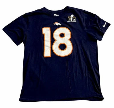 Camiseta deportiva Peyton Manning Denver Broncos Super Bowl 50 de Nike XL para hombre Foto 1 de 2
