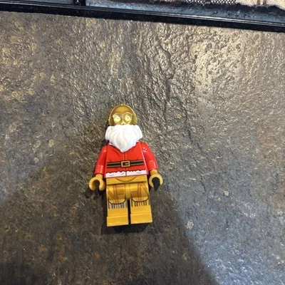 LEGO Star Wars Santa C-3PO Minifigure, Christmas, Holiday sw0680 - Image 1 of 2