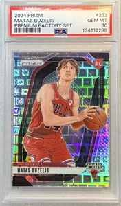 2024 Panini Pandora Prizm Matas Buzelis RC /150 Premium FS PSA 10 - Bild 1 von 2
