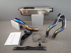 OVER Racing MT-07 14-17 Full Titanium Exhaust Muffler - Picture 1 of 20