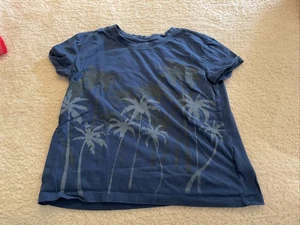 CUTE DARK BLUR TEE WITH PALM TREES GAP YOUTH 12 (XL) UNISEX - Picture 1 of 3