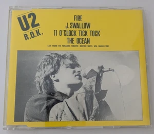 U2 R.O.K. 4 Tracks Live Paradise Theatre Boston 1981 CD - Foto 1 di 3