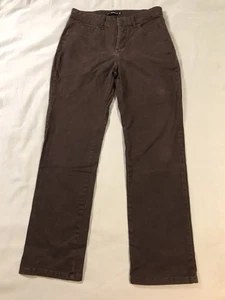 Jeans Lee 1889 para mujer 28x28 marrón calce clásico estrás tachonado - Imagen 1 de 16