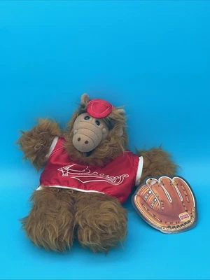 VTG ALF Plush Hand Puppet Orbiters Baseball Hat Jersey Burger King Promo 12” NWT - Image 1 of 2
