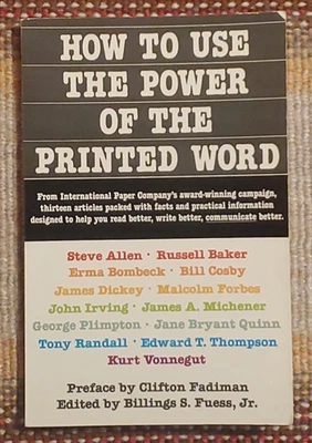 How to Use the Power of the Printed Word-Malcom Forbes & Others, 1985 - Image 1 of 4
