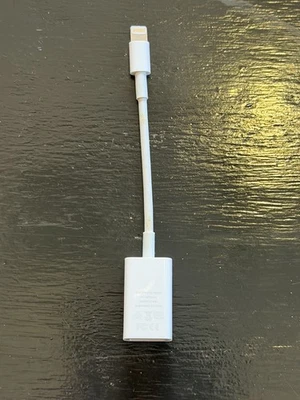 GENUINE Apple Lightning to USB Camera Adapter White A1440 MD821AM/A - Image 1 of 2