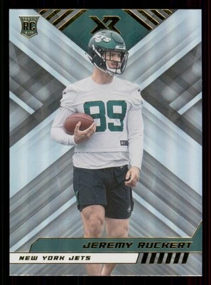 2022 Panini XR Jeremy Ruckert #151 RC New York Jets - Image 1 of 2