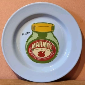 Marmite Blue Metal Plate Wild and wolf - Picture 1 of 2
