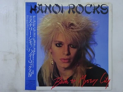 Hanoi Rocks Back To Mystery City Mercury 25PP-98 Japan  VINYL LP OBI - Imagem 1 de 3