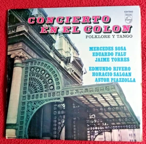 Concierto En El Colon Folklore y Tango Mercedes Sosa, Eduardo Falu..Argentina Lp - Picture 1 of 5