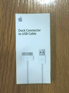 Apple Dock Connector to USB Charger MA591G/B NEW/SEALED Comp w/ iPod iPad iPhone - Picture 1 of 2