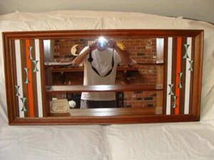 UNIQUE MID CENTURY TURNER SHADOW BOX WALL ACCESSORY - Picture 1 of 11