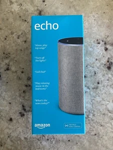 Amazon Echo 2nd Generation Gray New in Sealed Box - Picture 1 of 8