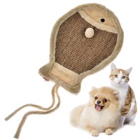 Double Sided Cat Cartoon Scratch Board Amusing Exercise Wave Pad 21x42cm Ebay