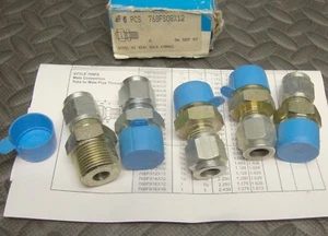 5 NUEVOS Imperial 768FS08X12 Compresión 1/2 Tubo a 3/4 Hilo de Tubo Macho - Imagen 1 de 4