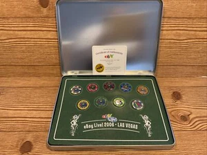 2006 eBay Live Las Vegas Poker Chip Enamel Pin Collection NEW 223/250 Limited Ed - Picture 1 of 4