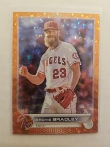 2022 Topps Update Archie Bradley #US98 Orange Foil Parallel 102/299 Angels