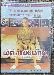 M6 {New Sealed} LOST in TRANSLATION Full Screen Dvd Movie (Bill Murray) - Picture 1 of 1