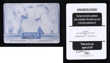 2017 Leaf National Convention Printing Plate Black /22 Conor McGregor #VIP-02