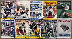 (10) Dallas Cowboys 1994-95 July-January NFL Gameday Vintage Program Magazines - Picture 1 of 11