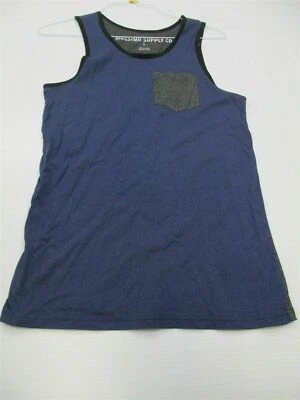 Nueva camiseta sin mangas MOSSIMO para mujer talla S 4-6 atlética ligera azul/gris #TY1063 Foto 1 de 4