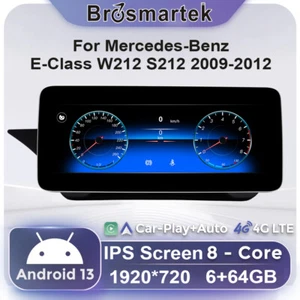12,3" Android 14 Autoradio CarPlay 64GB Für Mercedes-Benz E-Klasse W212 NTG 5.0 - Bild 1 von 16