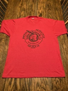 Camisa De Colección Años 90 Indian Motorcycle Co. Museo Pantalla Estrellas EE. UU. Puntada Única 5050 - Imagen 1 de 8