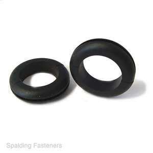Open Wire Grommets Rubber Grommet Gromet Blind Plug Bung Bungs - 6 To 50mm - Picture 1 of 1