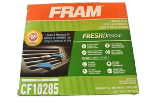 FRAM Fresh Breeze Cabin Air Filter Replacement for Car Passenger CF10285 - Picture 1 of 2