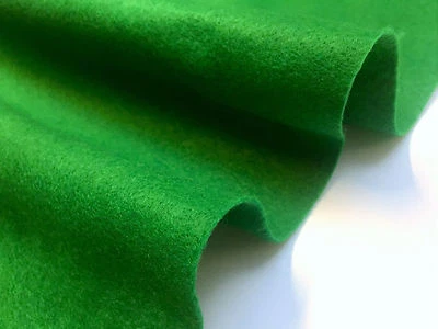 FELT FABRIC Material Craft Plain Colours Polyester 102cm Wide EMERALD GREEN - Image 1 of 4