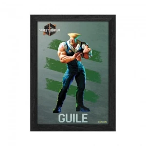 Street Fighter 6: Guile Framed Lenticular Poster - Picture 1 of 2