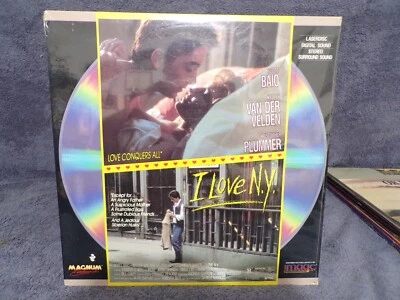 New I Love NY. 1986 Manhattan Film Factory sealed Laserdisc Movie - Image 1 of 2