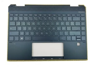 HP Spectre x360 13-AP 13-ap0013dx Palmrest Clavier Keyboard French L37684-051 - Imagen 1 de 2
