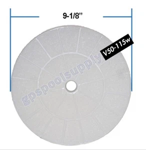 American Skimmer Lid - 9 1/8” Dia. WHITE V50-115w - Picture 1 of 2