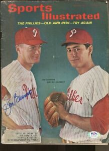 Jim Bunning Signed 1965 Sports Illustrated 3/1 Autographed Phillies PSA/DNA