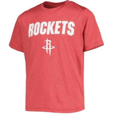 NBA Houston Rockets Youth Tee XL 14-16 New with Tags Red Team Logo Tagless Light - Image 1 of 4