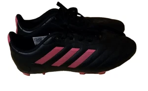 BOTÍN FUTBOL ADIDAS NIÑA TALLA 2.5 ROSA Y NEGRO USADO MUY BUEN ESTADO - Imagen 1 de 6
