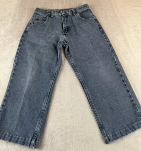 Wrangler jeans boys light wash blue straight leg denim jeans size 12 husky - Picture 1 of 9