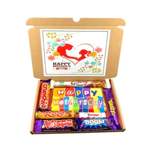 MOTHER'S DAY Chocolate Hamper Sweet Box, Personalised Sweet Box, Gift for Her - Picture 1 of 6