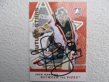 Minnesota Wild Josh Harding Signed Autographed 2007 In The Game Mint