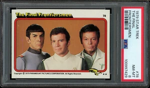 1979 TOPPS STAR TREK "THE FINAL FRONTIERSMEN" #78, PSA 8 - Picture 1 of 2