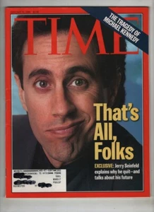 Time Magazine Jerry Seinfeld Michael Kennedy January 12 1998 012121nonr - Bild 1 von 1